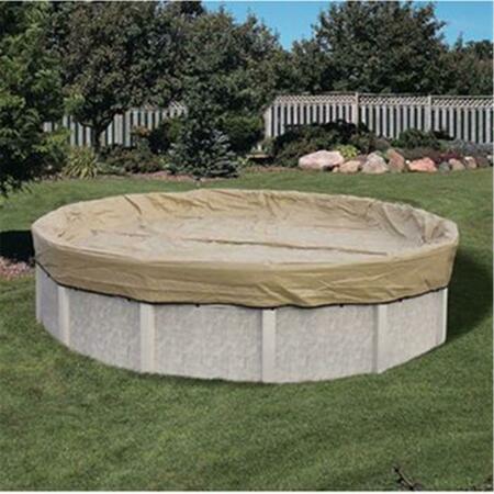 KITCHEN&LOVE CUCINA&AMORE 16 x 24 ft. Armor Kote Above Ground Winter Pool Cover - Round AK1624OV4